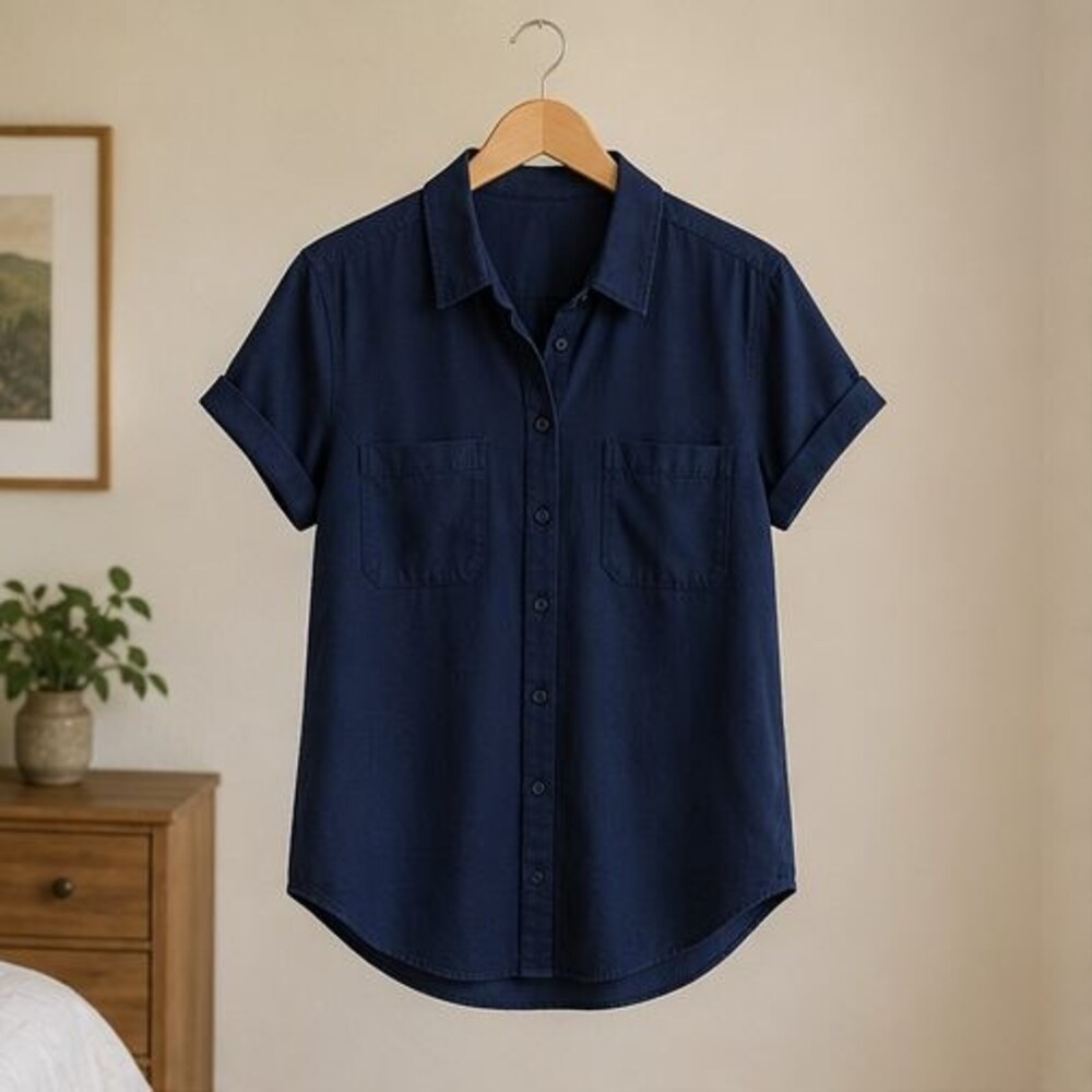 Navy Utility Pocket Shirt
